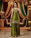 Kf 2116 Kalaai Fendy Satin Kurti With Bottom Dupatta
